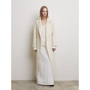 HANDMADE ROBE LONG COAT [IVORY]