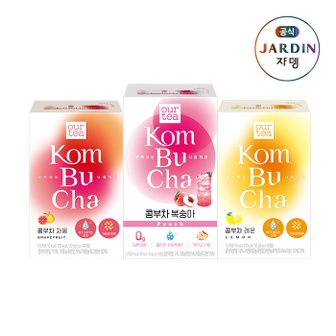 쟈뎅 [정상가18300]콤부차 복숭아 10P+자몽 10P+레몬 10P (총30스틱)