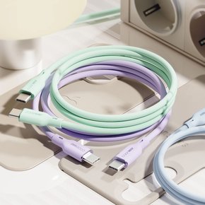 팔레트 100W C to C타입 초고속 충전 케이블 0.2m외