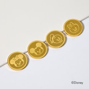 [Disney] 디즈니 미키프렌즈 24K 순금 코인 골드바 0.5g