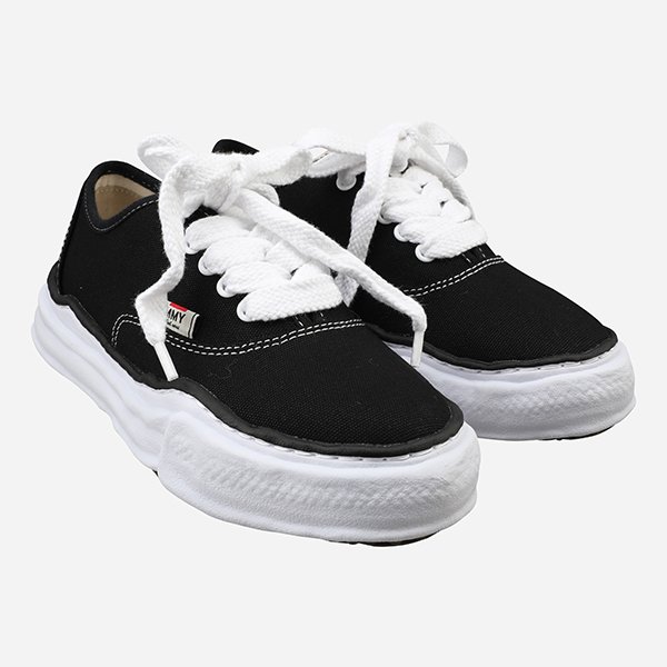 [시흥점] 6S A02FW704 BLACK 베이커 OG 솔 캔버스 로우 컷 스니커즈