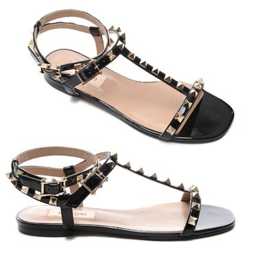발렌티노 18SS 여성 락스터드 페이던트 샌들 (PW2S0D26_VBH_0NO_18S)