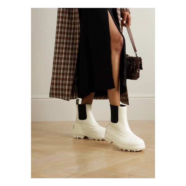 프로엔자슐러 소렐 카리부 가죽 고무 플랫폼 첼시 부츠 에크루 1647597352609611