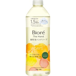 비오레 카오 비오레 샌드 버블 핸드 솝 버블링 선샤인 프루트 프래그런스 리필 340ml