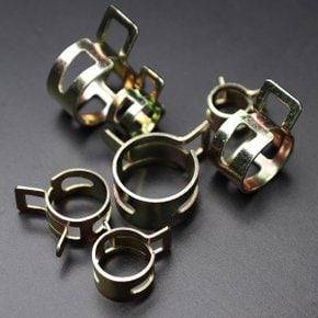 집게밴드 12파이(12.5mm-13.6mm) 가스호스밴드 반도 클립 금속 스프링밴드 철반도 호스링 고정집게