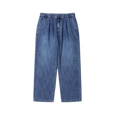커스텀멜로우 블루 스트레이트 핏 밴딩 진 CWPAA24583BUX