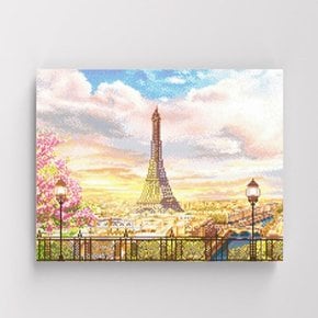 보석십자수 명화 풍경 에펠탑의 로망 40x50