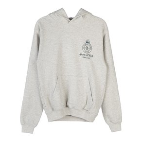 크라운 후드 티셔츠 CROWN HOODIE HEATHER OATMEAL