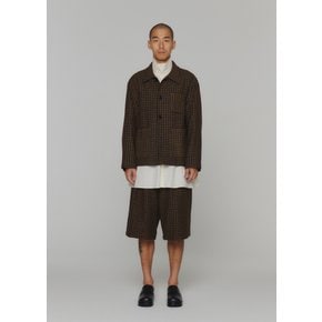 아모멘토 24FW JACQUARD TWO TUCK WIDE SHORTS