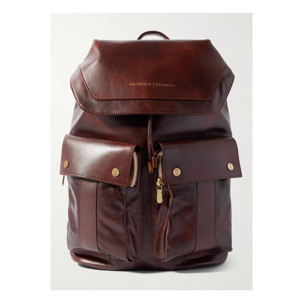 브루넬로쿠치넬리 가죽 백팩 1647597356767495