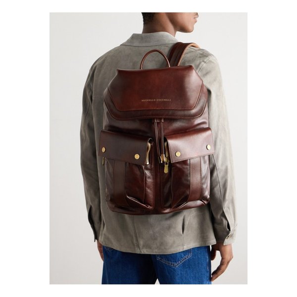 브루넬로쿠치넬리 가죽 백팩 1647597356767495