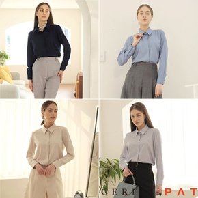 여성 워셔블 발수 기능성 블라우스 4종 세트 24f