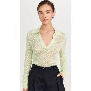 4966847 Proenza Schouler White Label Agnes Sweater In Zigzag Pointelle