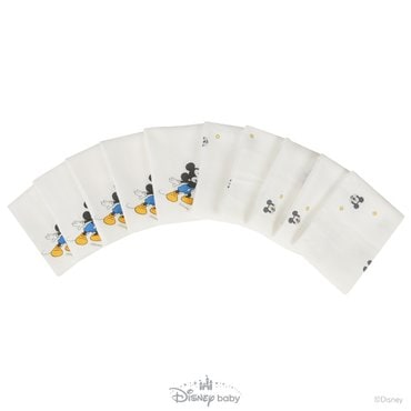 디즈니베이비 [25년 봄신상] 별달미키손수건(10p)(O/WHITE) (79S085101)