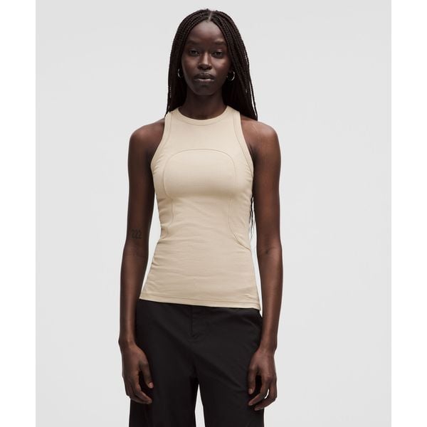 리브드 스트레치 코튼 탱크 *SLNSH - MOVT