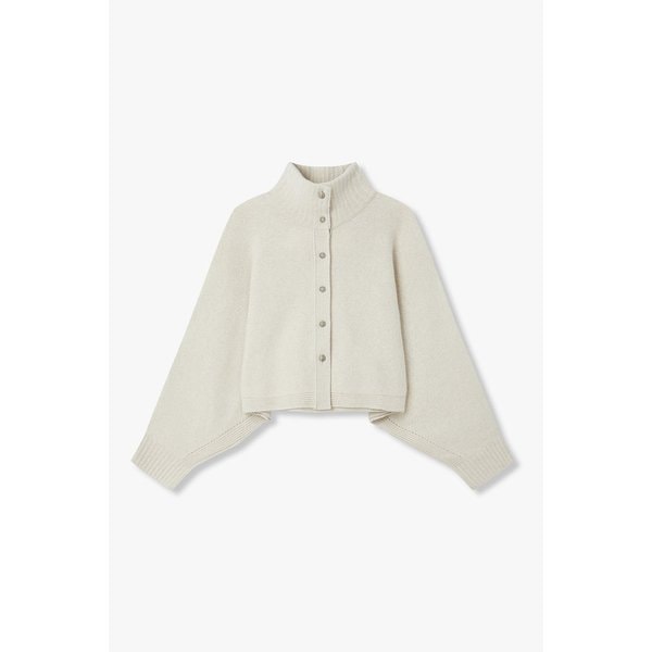 캐시미어 울 블렌드 하이넥 가디건 7116150R01171