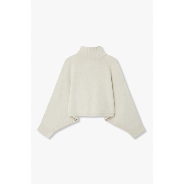 캐시미어 울 블렌드 하이넥 가디건 7116150R01171