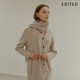 EDITED [25FW 최신상] 에디티드 라쿤울 니트 자켓