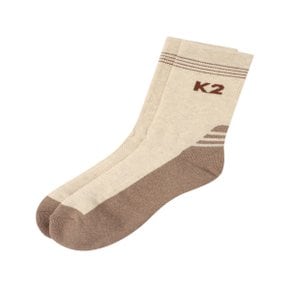 K2 케이투 KUA26S01E2 쿨맥스 중목 양말 1_Beige 5858671