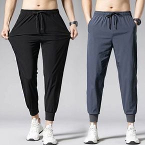 남성데일리룩 쿨링 소재 남자 허리밴딩 편한 트레이닝복 팬츠