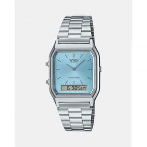 Casio 카시오 AQ230A-2A1 - 실버  블루