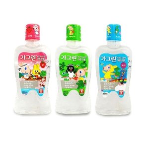 어린이 가그린380ml 딸기 사과 청포도 과일 구강청결 (WE85CA2)