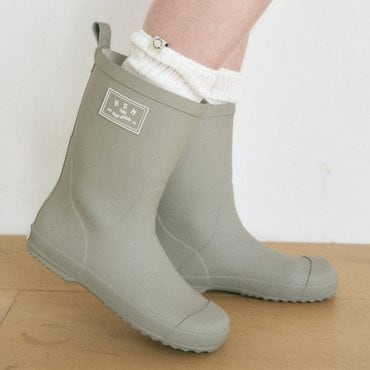 벤시몽 [24SS] BSM RAIN BOOTS MID - DOLPHIN GREY