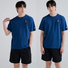 [24S/S] 디스커버리 DXRS7A043 남여 공용 메인크루 아웃도어 스몰그래픽 와펜 반팔 티셔츠