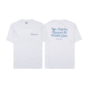 스포티앤리치 헬시클럽 코튼 티셔츠 TS871WH