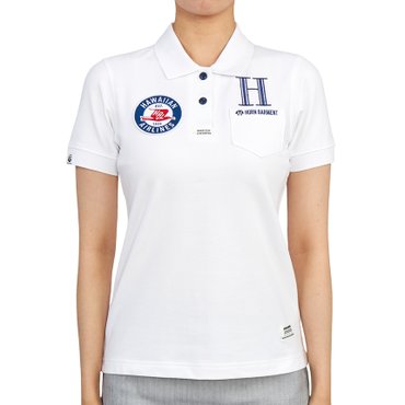 혼가먼트 골프웨어 여성 반팔티셔츠 HCW 2A AP85 WHITE