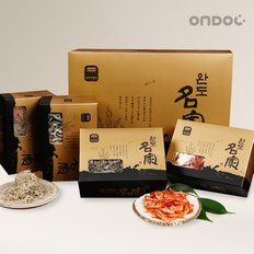 [바로배송]건어물 웰빙세트 2호(새우300g,자멸치500g,소멸치500g,중멸치500g)