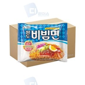 팔도 비빔면 130g 32봉 봉지면 새콤달콤 간식