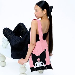 [8/22 예약배송] Lucky Pleats Knit XM Kuromi Blossom Pink