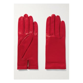 AGNELLE 아니엘 케이트 가죽 장갑 레드 1647597344747944