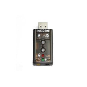 U3627 Coms USB 사운드 카드 - 7.1채널/ 입출력 포트