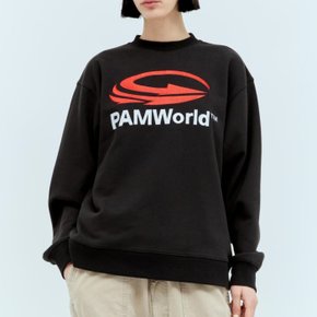 24 FW P A M World 2 0 월드 프린팅 코튼 스웨트셔츠 3794 B