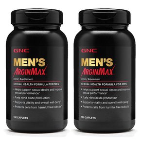 [해외직구] 지앤씨 GNC 남성 알진맥스 180정 X2