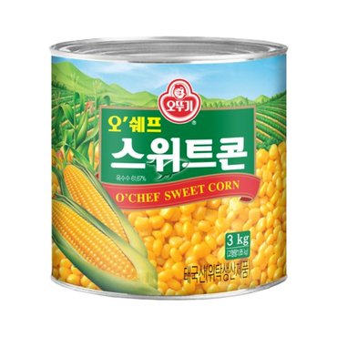  오뚜기 오쉐프 스위트콘 3kg/1개