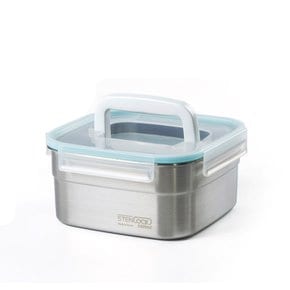CNT 스텐락 찬통 퓨어정사각 핸디(1호3000ml 2호4000ml)