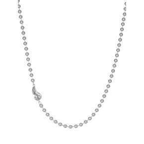 BALL CHAIN MATIERE NECKLACE_SILVER