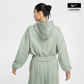 우먼스 나이키 스포츠웨어 오버사이즈 크롭 프렌치 테리 풀오버 후디 NIKE FV7778-370