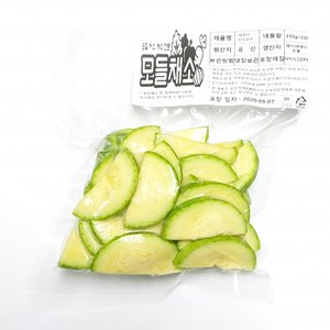 모들채소 국산 애호박 반달썰기 150g 1팩