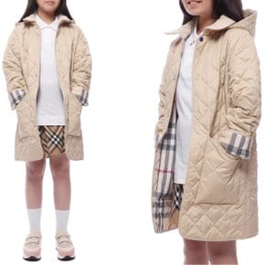 [부산점] 24FW 코듀로이 다이아몬드 퀼팅 코트 (8092530 PALE STONE 24F)