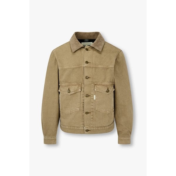 코듀로이 카라 데님 트러커 자켓 4715309026075