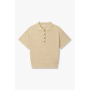 메탈릭 울 블렌드 카라 풀오버 IA16152140104