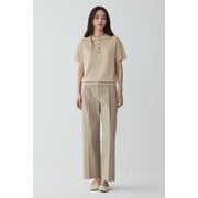 메탈릭 울 블렌드 카라 풀오버 IA16152140104