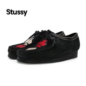 클락스 x 스투시 왈라비 (26173697-BLACK SUEDE)