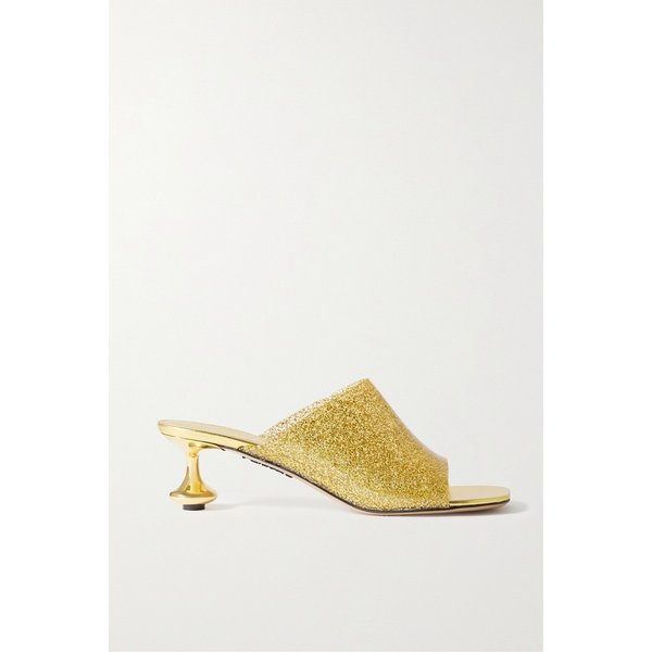 파울라 이비자 토이 글리터 Pvc 뮬 골드 1647597305646402