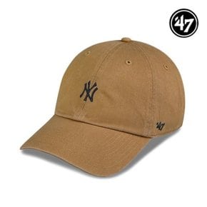 47브랜드 뉴욕 양키스 NY 스몰 로고 MLB 엠엘비 볼캡 야구 모자 카멜...