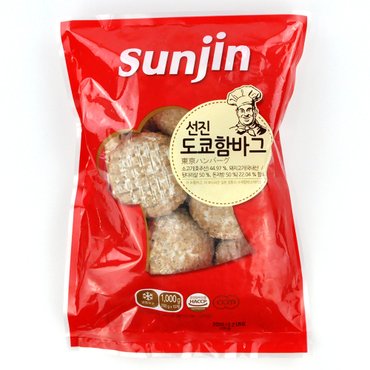  선진FS 육즙팡팡 정통 도쿄식 함박스테이크 1kg(100g x 10개입)